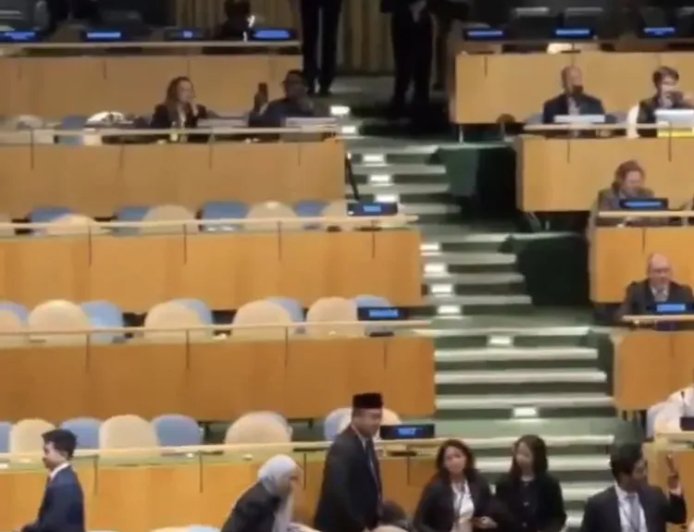 Delegasi Indonesia dan Sejumlah Negara Aksi 'Walk Out' Saat Netanyahu Pidato
