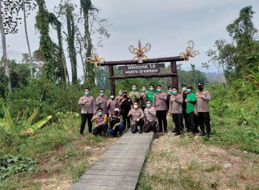 Peduli Lingkungan dan Kebakaran, Peserta Sespimmen Polri Terjun Langsung ke Kampung Merasa