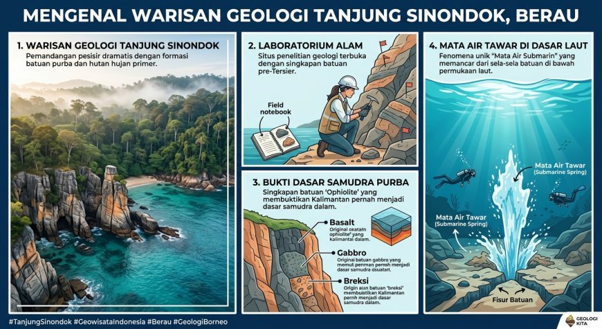 Kaltim Proyeksikan Kawasan Batu Purba Tanjung Sinondok Berau Jadi Laboratorium Alam
