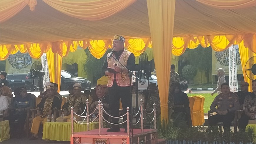 Buka Berau Ethno Carnival, Wakil Bupati Berau Sampaikan Pesan Kerukunan Etnis