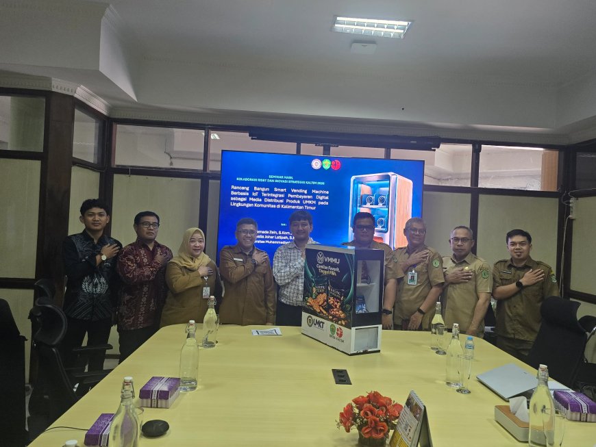 Lewat KRIS 2026, BRIDA Kaltim dan UMKT Hadirkan Invosi Smart Vending Machine Digital