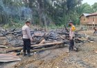 Tinggalkan Rumah Saat Api Dapur Menyala, Rumah Seorang Lansia di Berau Terbakar