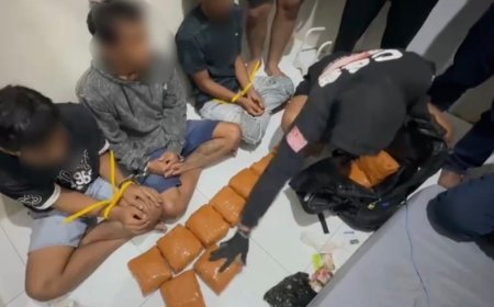 Polda Kaltim Bongkar Sindikat Narkoba di Samarinda, Sita Sabu Sebesar 12,6 Kilogram