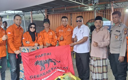 Gerakan Rakyat Kaltim Salurkan Bantuan Korban Kebakaran di Loa Ipuh Tenggarong, Rita Widyasari Turut Hadir