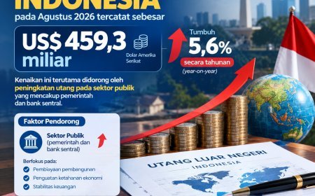 Tembus 459,3 Miliar Dolar AS di Agustus 2026! Mampukah Indonesia Bayar Hutang Luar Negeri?