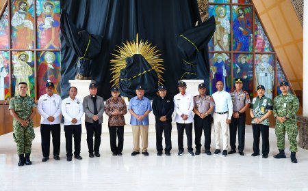 ​Menuju Basilika Pertama Indonesia: Kardinal Suharyo Tinjau Gereja Santo Fransiskus Xaverius di IKN