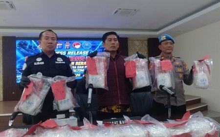 Pakai Koper Bawa 15 Kilogram Sabu, Jaringan Narkoba Internasional Berhasil Dibekuk Polres Berau
