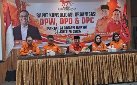 Partai Gerakan Rakyat Kaltim Gelar Konsolidasi  Internal Wilayah, Bidik Penguatan Struktur hingga Pilpres 2029