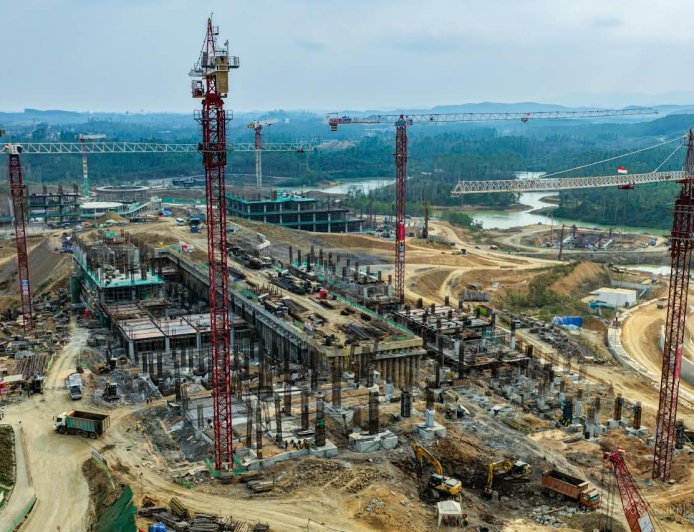 Tepis Isu Mangkrak, Mahkamah Agung RI Tinjau Progres Pembangunan Kawasan Yudikatif IKN