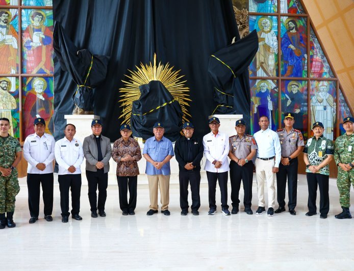 ​Menuju Basilika Pertama Indonesia: Kardinal Suharyo Tinjau Gereja Santo Fransiskus Xaverius di IKN
