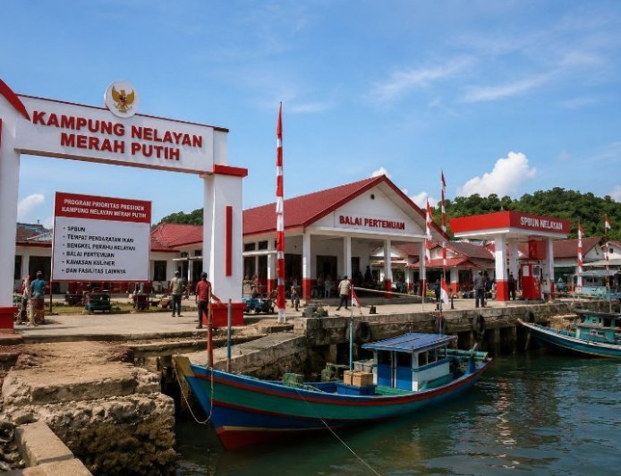 Demi Tingkatkan PAD, Pemkab Berau Pacu Pontensi  Kampung Nelayan Merah Putih