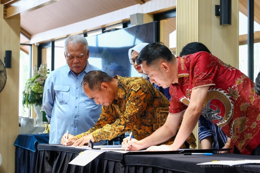 Gedor Ekosistem IKN, Otorita Resmi Teken Kontrak Investasi dan KPBU Perumahan