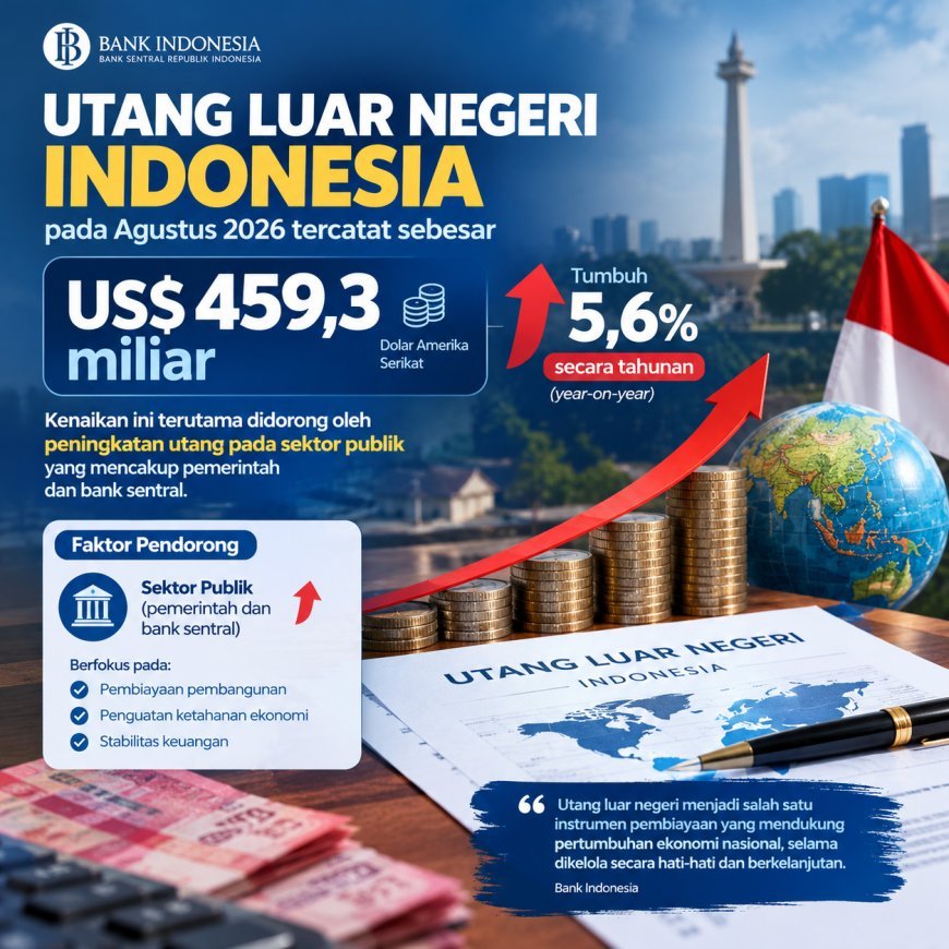 Tembus 459,3 Miliar Dolar AS di Agustus 2026! Mampukah Indonesia Bayar Hutang Luar Negeri?