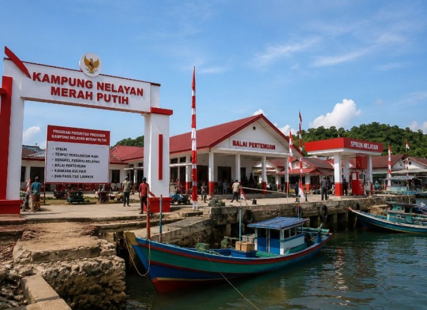 Demi Tingkatkan PAD, Pemkab Berau Pacu Pontensi  Kampung Nelayan Merah Putih