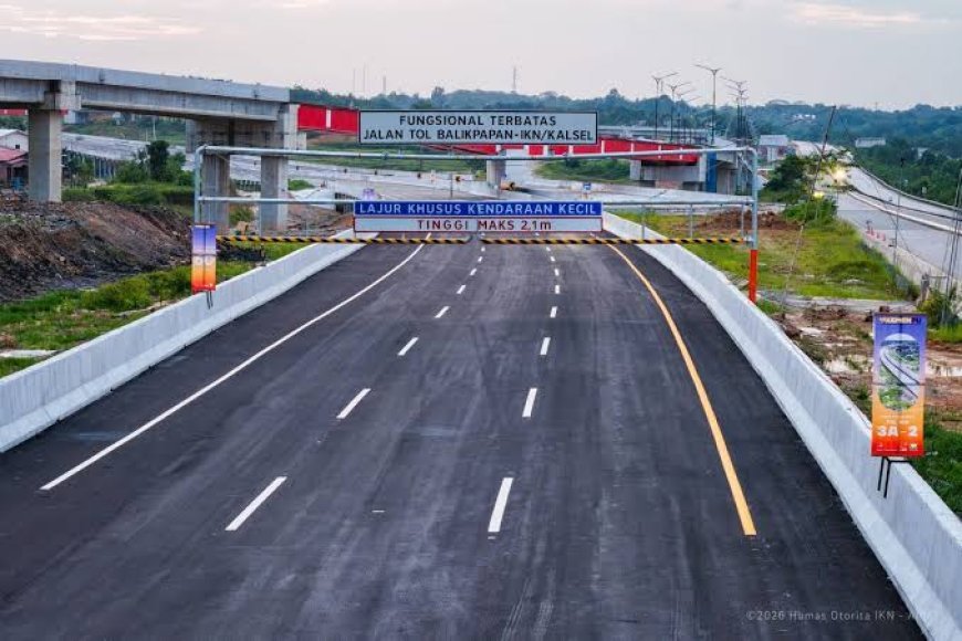 Jalan Tol IKN Diproyeksikan Beroperasi pada Libur Natal dan Tahun Baru 2027