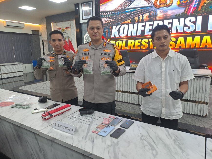 Peredaran Narkoba di Samarinda Terbongkar, Polisi Sita Ekstasi dan Sabu Senilai Rp638 Juta